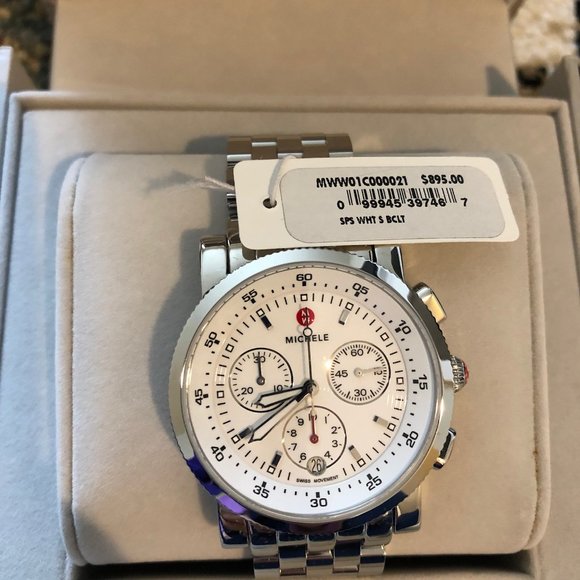 NWT MICHELE SPORT SAIL WATCH MWW01C000021 main image 4